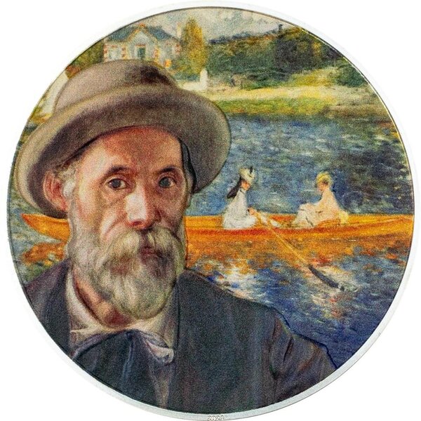 Monnaie AUGUSTE RENOIR Masters of Art 2 Oz Argent 10$ Cook Islands 2024 (PRÉCOMMANDE)