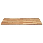 vidaXL Dessus de table rectangulaire 100x70x2 cm bois massif d'acacia