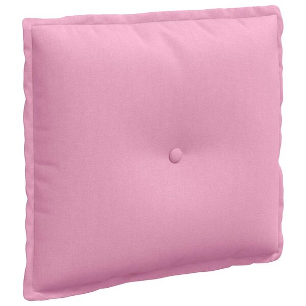 vidaXL Coussin de Dos Rose 50 x 19 x 45 cm tissu