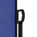 vidaXL Auvent latéral rétractable bleu 100x1000 cm