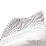 vidaXL Sculpture Argent 91 x 8 x 26 cm Aluminium