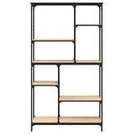 vidaXL Bibliothèque chêne sonoma 99x35 5x176 cm bois ingénierie acier
