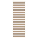 vidaXL Store zèbre marron sable largeur du tissu 75 9 cm polyester