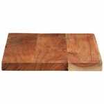 vidaXL Dessus de table 40x30x3 8 cm rectangulaire bois massif d'acacia