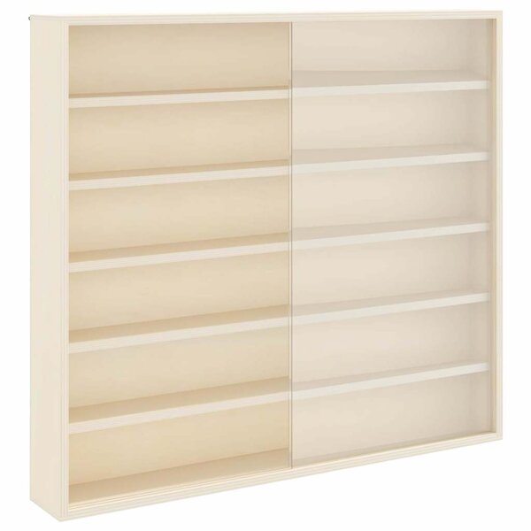 vidaXL Boîte d'Exposition en Bois Marron 60 x 8 5 x 54 cm Contreplaqué