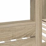 vidaXL Lit Superposé pour Enfants Chêne Sonoma 75 x 190 cm