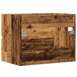 vidaXL Armoire de salle de bain vieux bois bois d'ingénierie