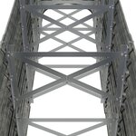 vidaXL Lit surélevé de jardin Acier galvanisé Argenté