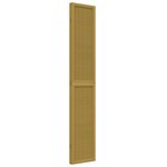 vidaXL Cloison de séparation 4 panneaux marron bois paulownia massif