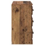 vidaXL Buffet Bois Ancien 70 x 35 5 x 67 5 cm Bois d'ingénierie