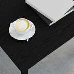 vidaXL Table basse Chêne noir 60 x 30 x 36 cm Bois d'ingénierie