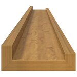 vidaXL Étagère Murale 2 Pièces Beige 100 x 9 x 3 cm Bois d'ingénierie