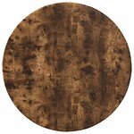 vidaXL Plateau de table Chêne fumé 40 x 40 x 1.5 cm Bois d'ingénierie