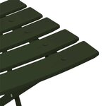 vidaXL Chaise de jardin pliante 2 Pièces Vert 42 x 46 x 82cm Acier