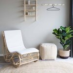 Tapis ovale en jute naturel 140 x 200 cm