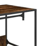 vidaXL Armoire chêne fumé 90x50x180 cm bois d'ingénierie