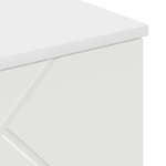 vidaXL Cabinet de salle de bain Blanc brillant 30 x 31 5 x 61 cm