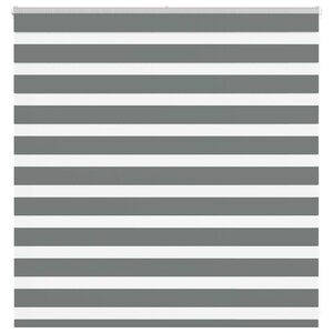 vidaXL Store zèbre gris foncé largeur du tissu 135 9 cm polyester