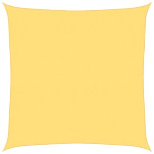 vidaXL Voile d'ombrage 160 g/m² Beige 6x6 m PEHD