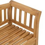 vidaXL Banc de jardin 120x53.5x85 cm en bois massif de teck