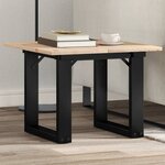 vidaXL Pieds de table basse cadre en O 40x40x33 cm fonte