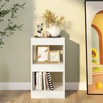 vidaXL Bibliothèque/Séparateur de pièce Blanc 40x30x72 cm