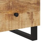vidaXL Tables de chevet 2 Pièces Bois de manguier solide et d'ingénierie