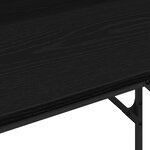 vidaXL Bureau Chêne noir 100 x 50 x 86.5 cm Bois d'ingénierie
