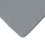 vidaXL Coussins de siège 4 Pièces Gris clair 40 x 40 x 3 cm tissu
