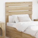 vidaXL Tête de lit Chêne Sonoma 75 cm Bois d'ingénierie