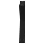 vidaXL Pieds de table basse 2 pièces Noir 60 x (42-43 3) cm Acier