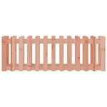 vidaXL Lit surélevé de jardin design de clôture bois douglas massif