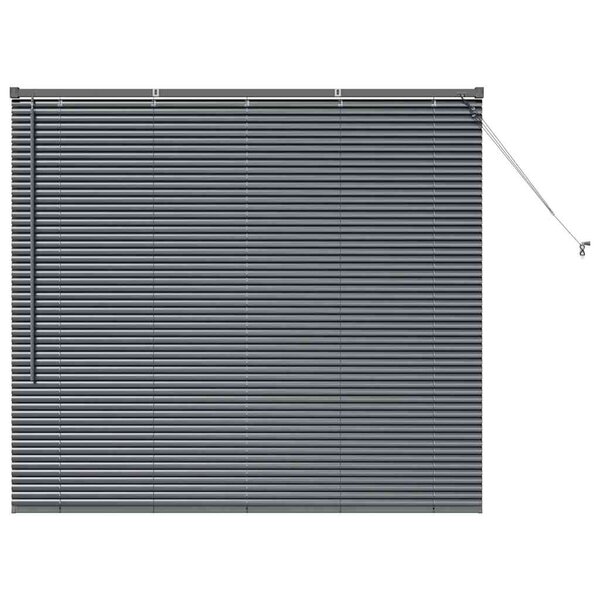 vidaXL Store de Fenêtre Gris foncé 80 x 130 cm Aluminium