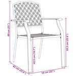 Ensemble meuble de couloir 9 pièces vidaXL en acier anthracite