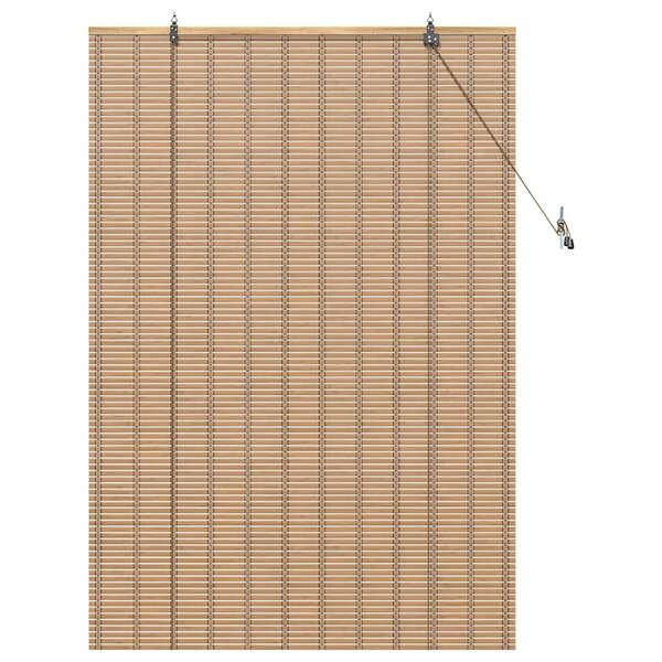 vidaXL Store enrouleur Autre Marron Clair 120 x 160 cm Bambou