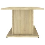 vidaXL Table basse chêne sonoma 102x55 5x40 cm bois d'ingénierie