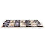 vidaXL Sommiers à lattes sans matelas 2 Pièces avec 42 lattes 90x200 cm