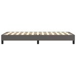 vidaXL Cadre de lit sans matelas gris 80x200 cm similicuir