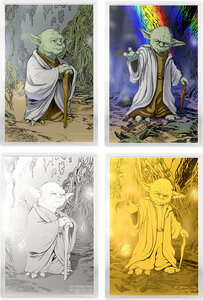 Monnaie MASTER YODA Star Wars Blind Box Feuille Argent ou Or Niue 2026