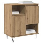 vidaXL Buffet 2 Pièces Chêne artisanal 60 x 35 x 70 cm