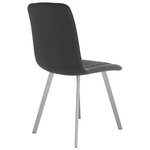 vidaXL Chaises à manger lot de 2 gris velours
