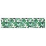vidaXL Coussins de palette pour banc 2 Pièces Motif de feuille 180x40x8 cm Tissu Oxford