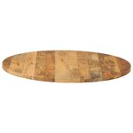 vidaXL Dessus de table Ø 80x2 5 cm rond bois de manguier massif