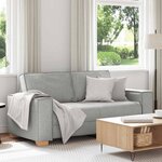 vidaXL Canapé 2 places Gris nuage 180x78x84 cm Tissu