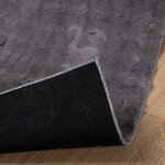 vidaXL Tapis de surface HUARTE Anthracite 280 x 200 cm Polyester