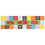 vidaXL Meuble TV mural 100x30x24 cm Bois massif Mangue brut