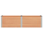 vidaXL Jardinière surélevée Marron 200 x 50 x 54 cm WPC et Aluminium