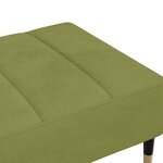 vidaXL Repose-pied Vert clair 78x56x32 cm Velours