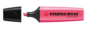 Surligneur BOSS ORIGINAL Rechargeable pointe Biseautée 2-5 mm Rose STABILO