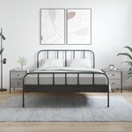 vidaXL Tables de chevet 2 Pièces sonoma gris 40x42x50cm bois d'ingénierie